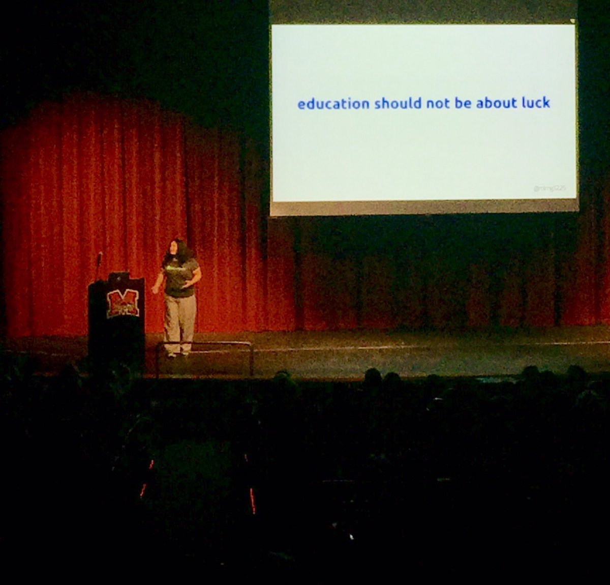 AndreaCoachman's tweet photo. It takes #school #parents #community ... Starting #misdconverge17 with @mimg1225 🤗Pumped for my day of learning! https://t.co/9i1hslPsx1
