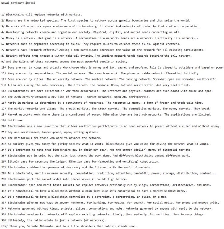 <a href="/naval/">Naval</a> <a href="/naval/">Naval</a> about the blockchain. Thanks to <a href="/satoshiPL/">Maciek Ziolkowski @SatoshiPL</a> $crypto $btc