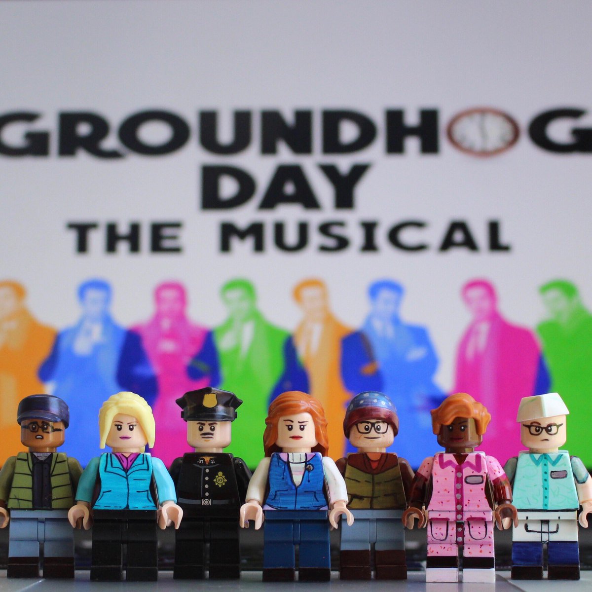 broadwaybrick's tweet photo. Who is that? Who is that? It's the ensemble of @Groundhogdaybwy ! @TweetsbyVish @seandmontgomery @Twaldsch @Gerardcanonico https://t.co/UEAVxbLvAC