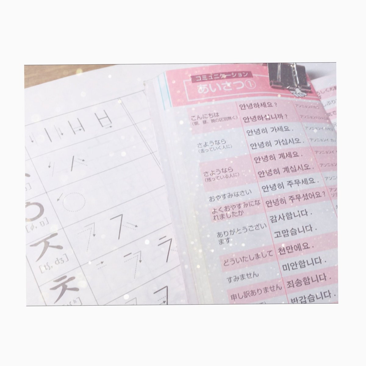 A10536035's tweet image. こんばんわ 🌃

テスト勉強の息抜きに韓国語 💓

基礎的なところからやってます！

ほんとに楽しいですね 、韓国語

受験がおわったら韓国行くかもしれないので全力で勉強します💪✨

#一緒に勉強頑張ってくれる人RT 
#ふぁぼりつで気になった人お迎え