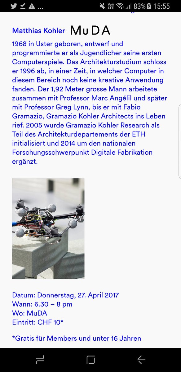 sms2sms's tweet photo. #FabioGramazio #MatthiasKohler #etoy #muda https://t.co/1Kqo6LXTjr @ETH https://t.co/TR8spiCwCB