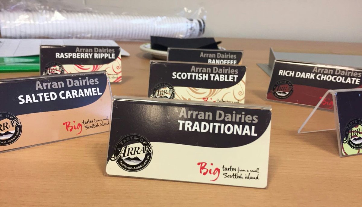 Brakes_Scotland's tweet photo. The sun might have stopped shinning in Scotland today but it didn't stop our Sales Advisors at DL House enjoying Arran Dairies Icecream! https://t.co/BFGdfGOrI1