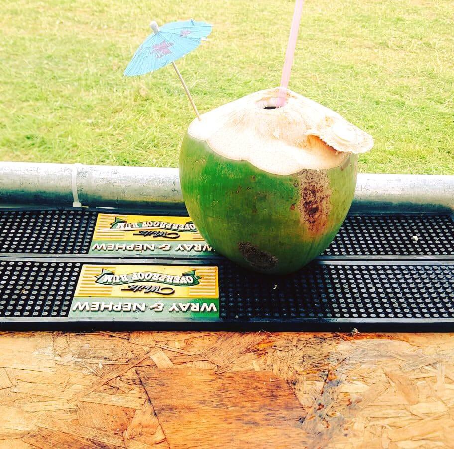 How we could do with one of these right now - guess we'll just have to wait until Sunday <a href="/tropical_grove/">Tropical Grove</a> #foodfestival #tropical #coconut