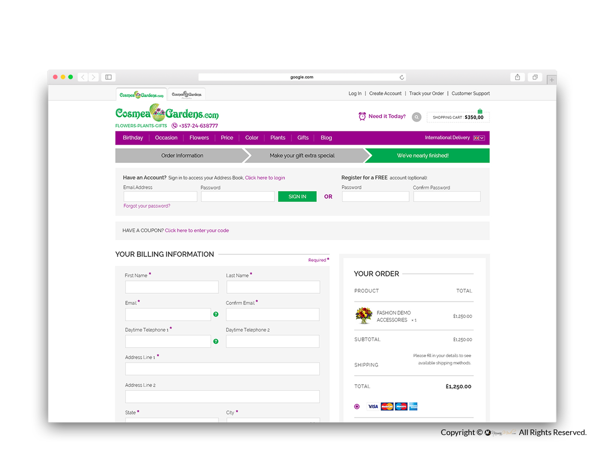 eBuilderz's tweet image. Succesfully completed another #WORDPRESSDEVELOPMENT project for #COSMEAGARDENS