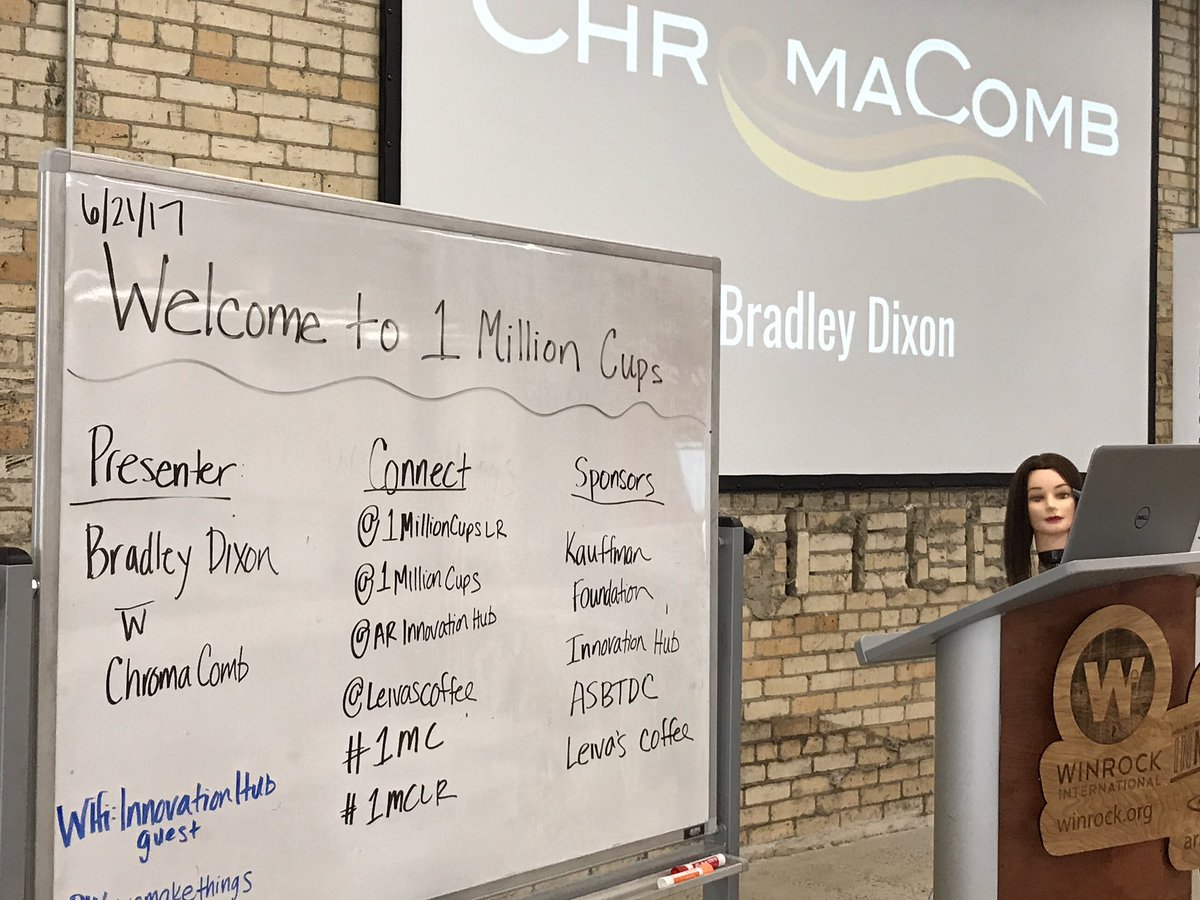 Good morning, Little Rock! Join us for a presentation from ChromaComb and fresh <a href="/leivascoffee/">Leiva's Coffee</a>!