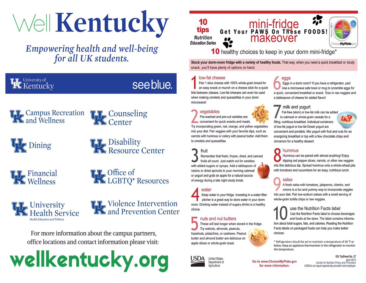 UHSPaws's tweet photo. #WellnessWednesday @seeblueU @universityofky #UK2021 you can eat well even while living in @UKHouseResLife #WellKY #MinifridgeMakeover๐๐๐ฅ๐ฅ๐ฅ๐ง https://t.co/jwYJvJNntO