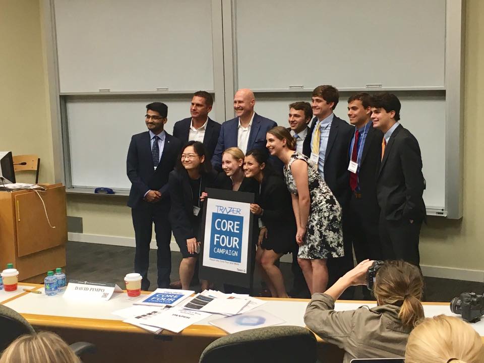 VUAccelerator's tweet image. Congratulations to Team G on coming in 1st place 🏆 while working with @TrazerCP ! #Accelerator2017