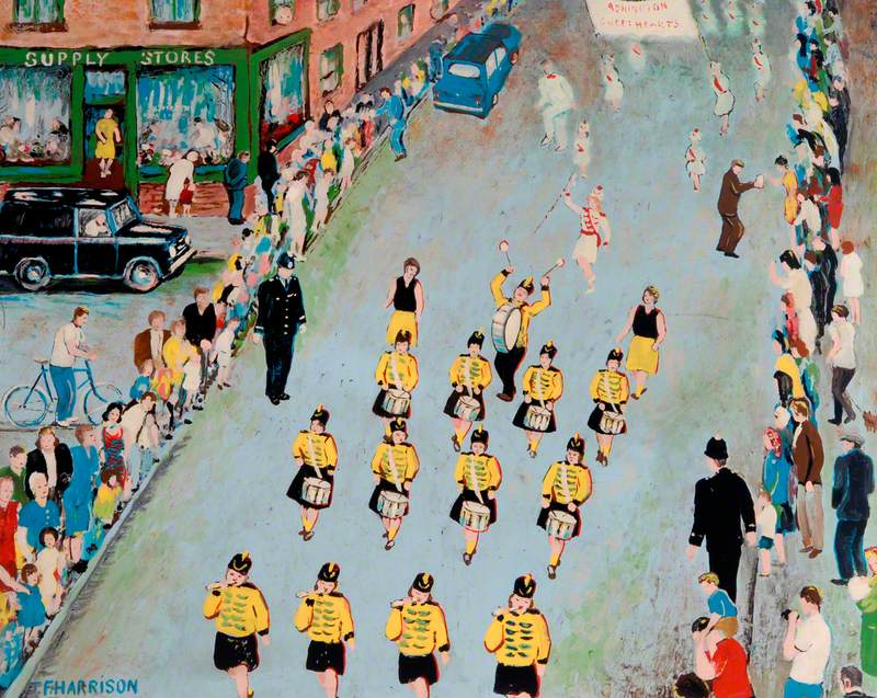 lizritson's tweet photo. Jack Harrison's #Jazz #Band #Parade from the #AshingtonGroup #PitmanPainters  @Woodhorn #musicmw #Mining #Art #Northumberland https://t.co/BqnR9c0gxK