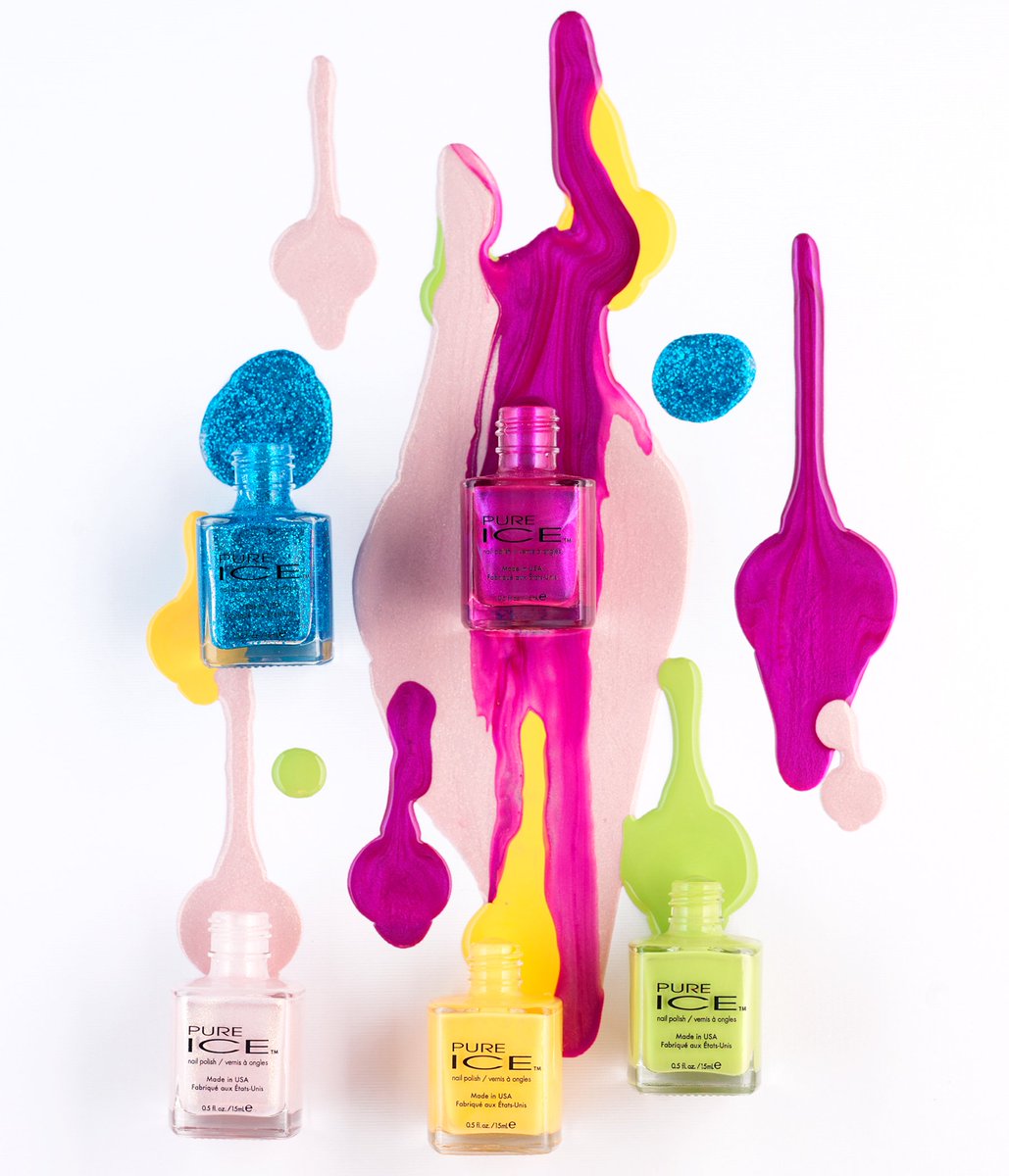 Happy first day of #Summer ☀️🍹👙🌻🏖🕶 Get your mani summer ready with bright and beautiful #PureIce shades!!
