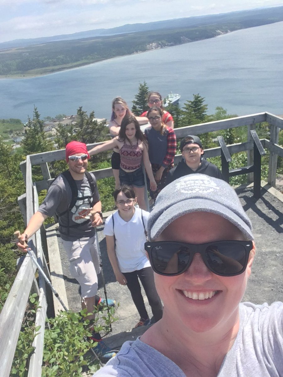 Greetings from the top of Bare Mountain! #cmstalk <a href="/CMS_Tigers/">Clarenville Middle</a>
