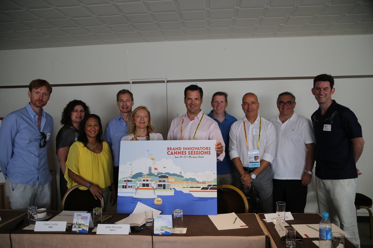 BrandInnovators's tweet photo. #BISummit Roundtable Series @ #CannesLions w/ @johnpiccone @DebraBass1 @Brownchrisd @ChrisNCurtin @Mattel @bbva @BeeRowe @bwiener @Hersheys! https://t.co/2l9L8uupcq