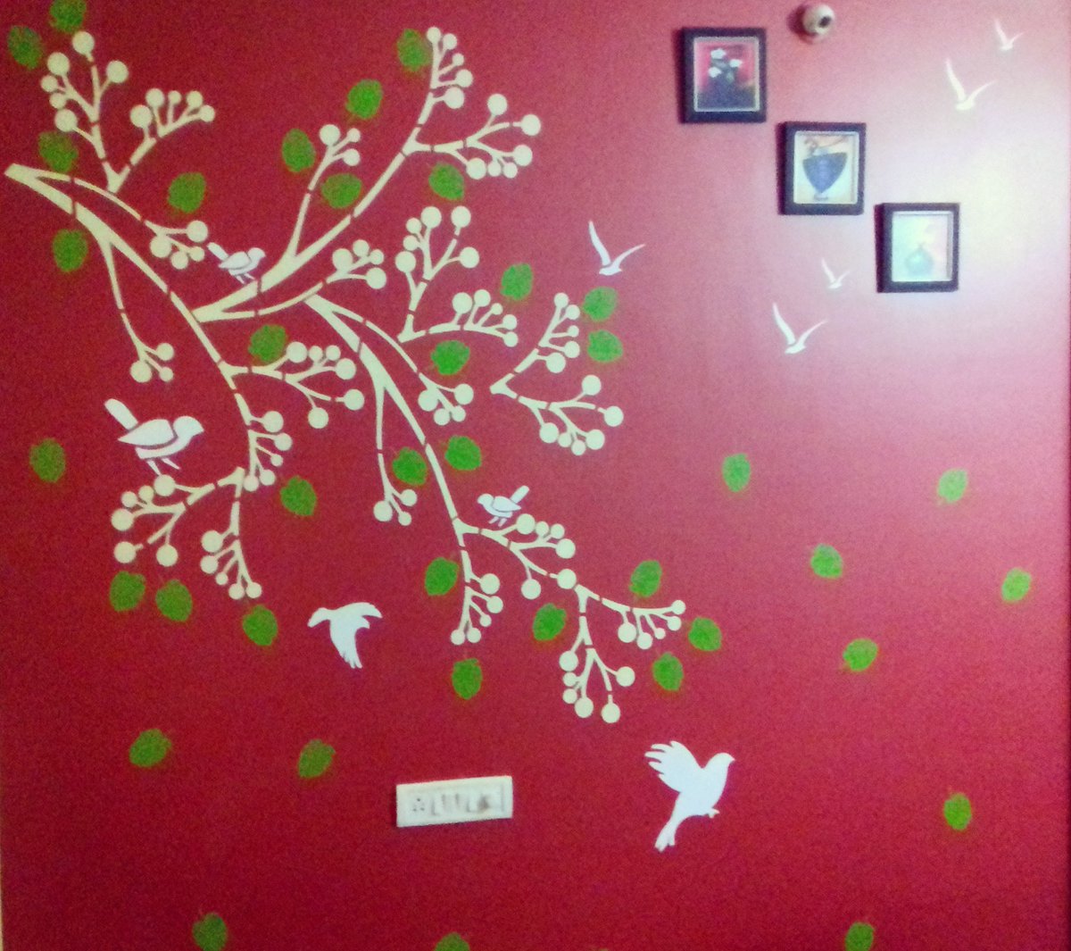 #home #homepainting #wallart #stencilart #9smpaintingservice 9smpainting.com