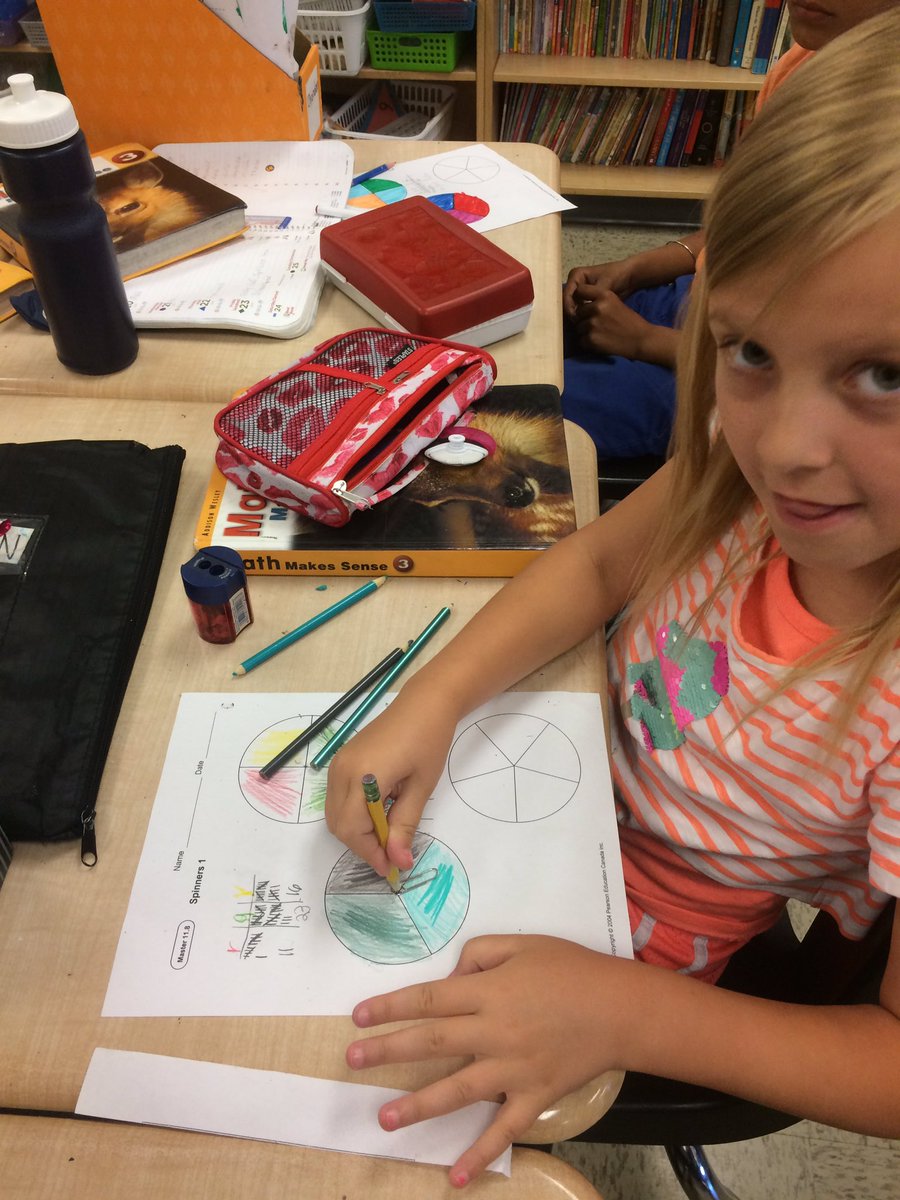 KADeSantis4's tweet photo. We're spinning in Grade 3D! @TVAelementary #probabilityfun https://t.co/XRStvhLfjU