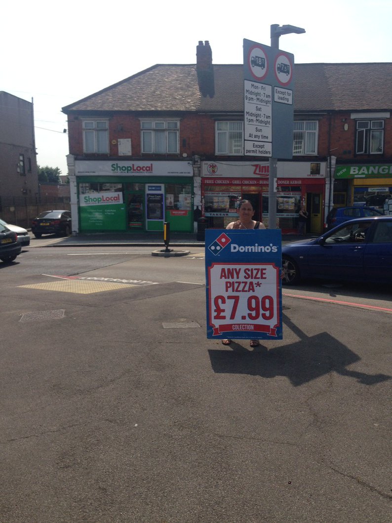 RemadeInLDN's tweet image. #dominos #brexit shame on dominos pizza, exploiting cheap European labor, it's 33' , degrees hot, how dare you,