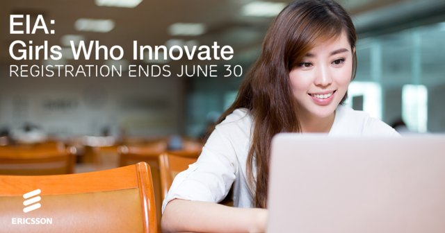 anahidsl's tweet photo. Share Before 6/30 – EIA: Girls Who Innovate https://t.co/ltlYS8ydsP #TeamEricsson https://t.co/C0k4j94qJv
