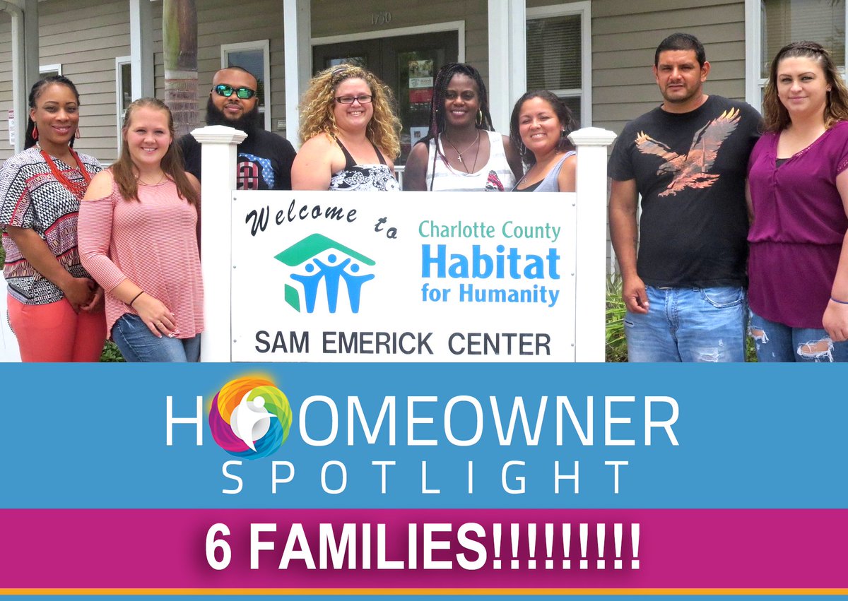 SIX NEW FAMILIES have been approved for new homes through Habitat!!! Learn more about the homeowner program here: goo.gl/1pYwUU.
