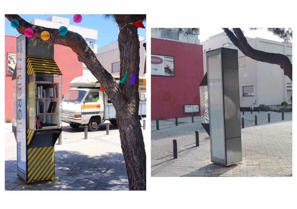 cuadernista's tweet photo. Ayer y hoy. Recorte a la ilusión de un barrio y a la difusión cultural. #sialacultura #libroslibresyactivos #ilusión #Fuencarral https://t.co/UQZwBz1Uav