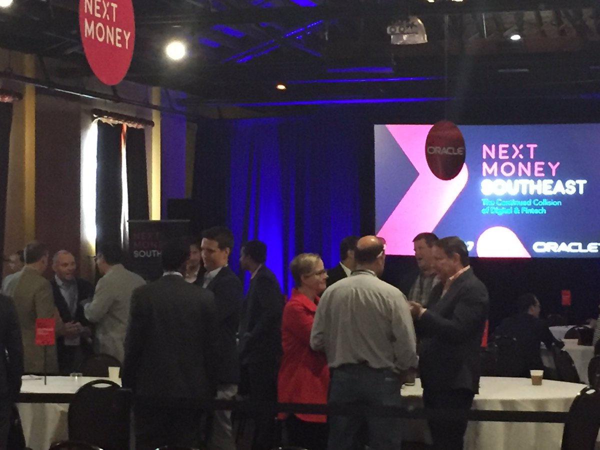 nextmoney_'s tweet image. Great Fintech networking in Charlotte #nmse17.