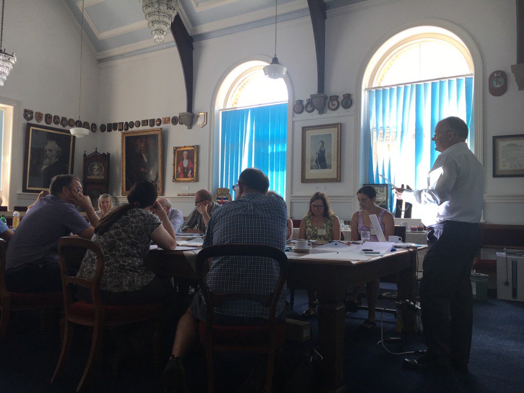 Day 3 Stave Parkinson leads Cornish clerks through the law of VAT #cornwallalc