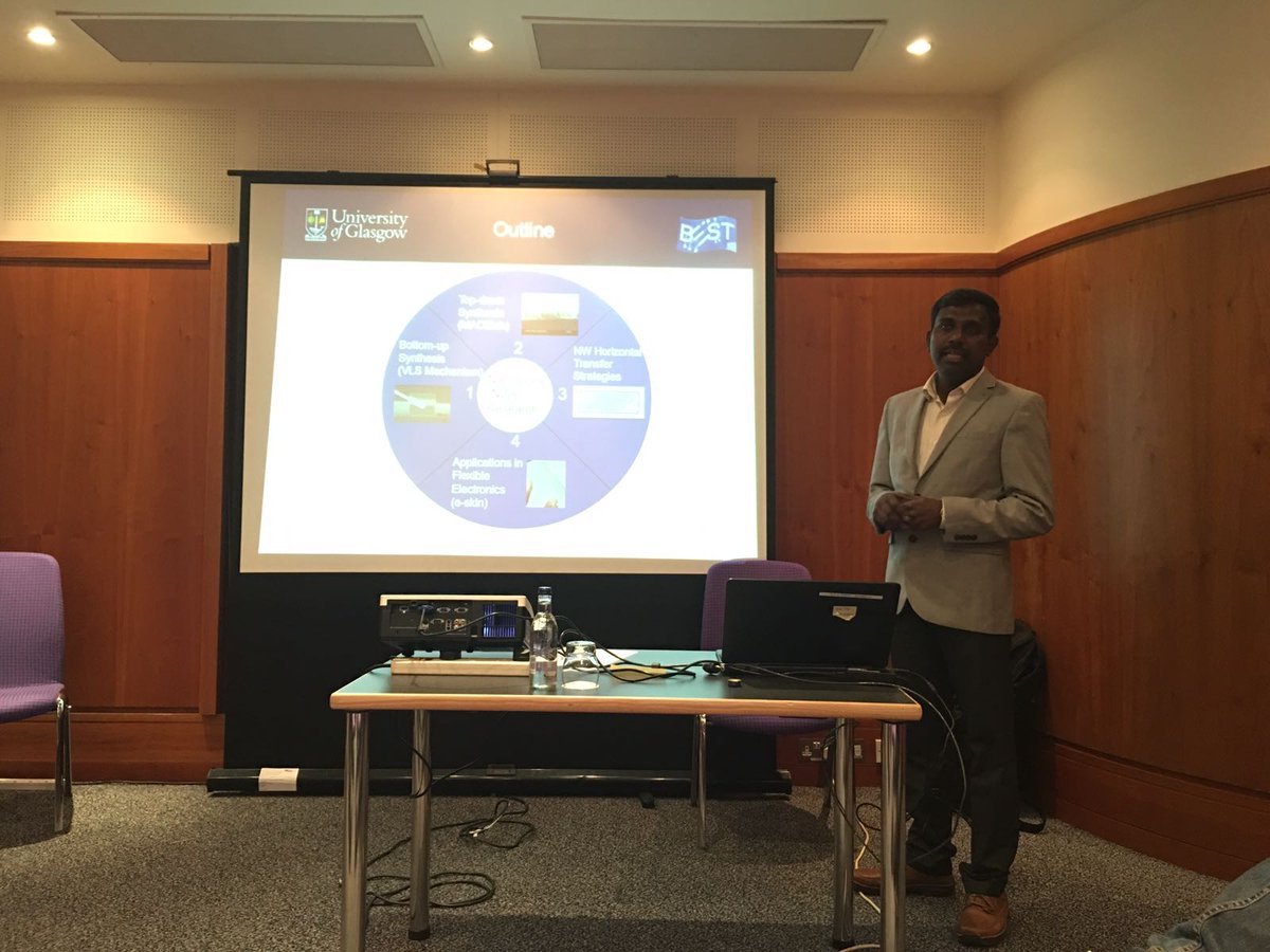 Grp_BEST's tweet photo. @BEST_UofG members presenting  research work on flexible electronics  at @ISIE2017 @wentingdang @IAmShoubheek @UofGEngineering @UofGlasgow https://t.co/ZVvkw3lr9K