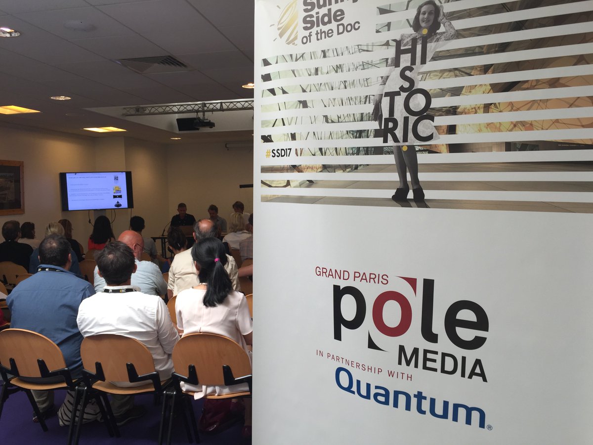 QuantumEMEA's tweet photo. Retour en image sur notre présence au Sunny Side of the Doc du Mardi 20 juin. @SunnySideDoc #SSD17  #quantumworkshop #pôlemedia https://t.co/xZymj2crIi