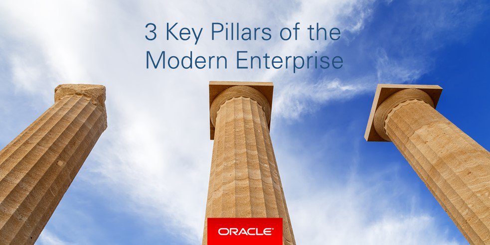 OracleBigData's tweet image. What fuels the modern enterprise? Here are the 3 key pillars you should take into consideration. #BigData ora.cl/Lm84B