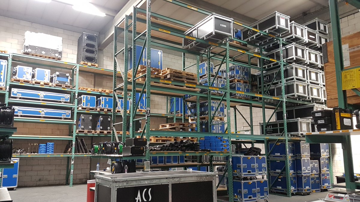 ACSaudiovisual's tweet image. Normally June is always a busy month for us, but this year is really exceptional! Check the empty warehouse of our Projects department!