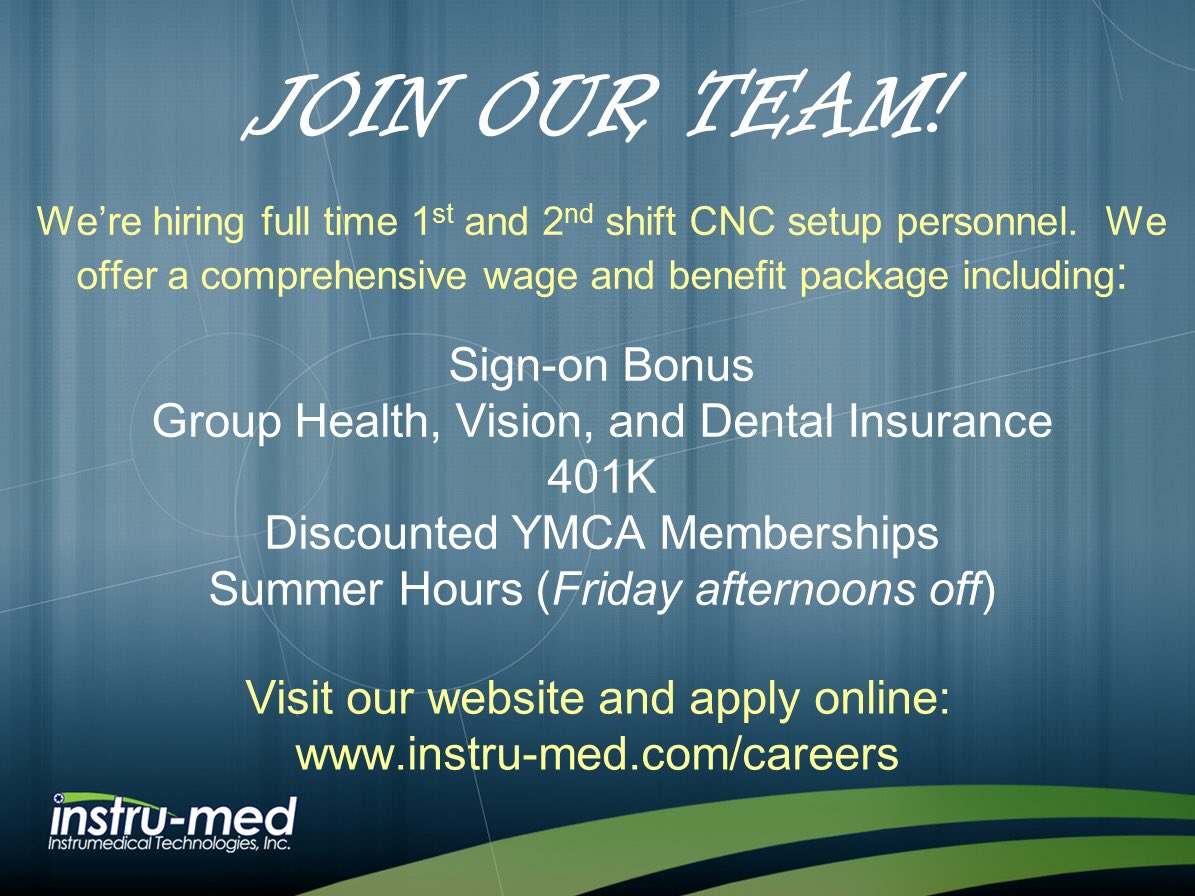 Instru_med's tweet photo. We're hiring! Visit https://t.co/sZZgREN85B for more information. https://t.co/6Ec22856QC