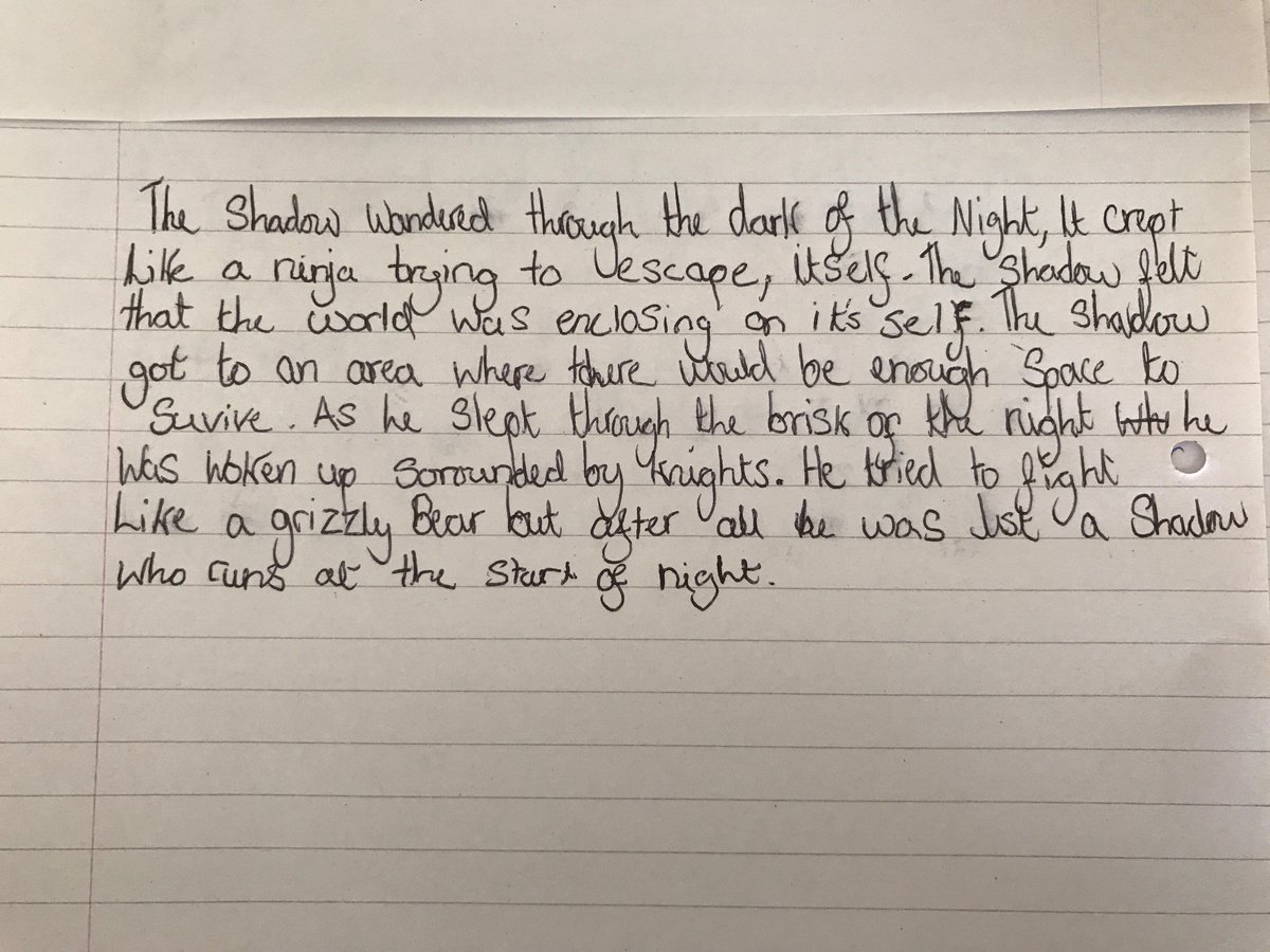 FarLibrary's tweet photo. @EngMediaCentre 
#EMCLetThemLoose #NationalWritingDay #NameOfYourSchool https://t.co/8zokHchM5c