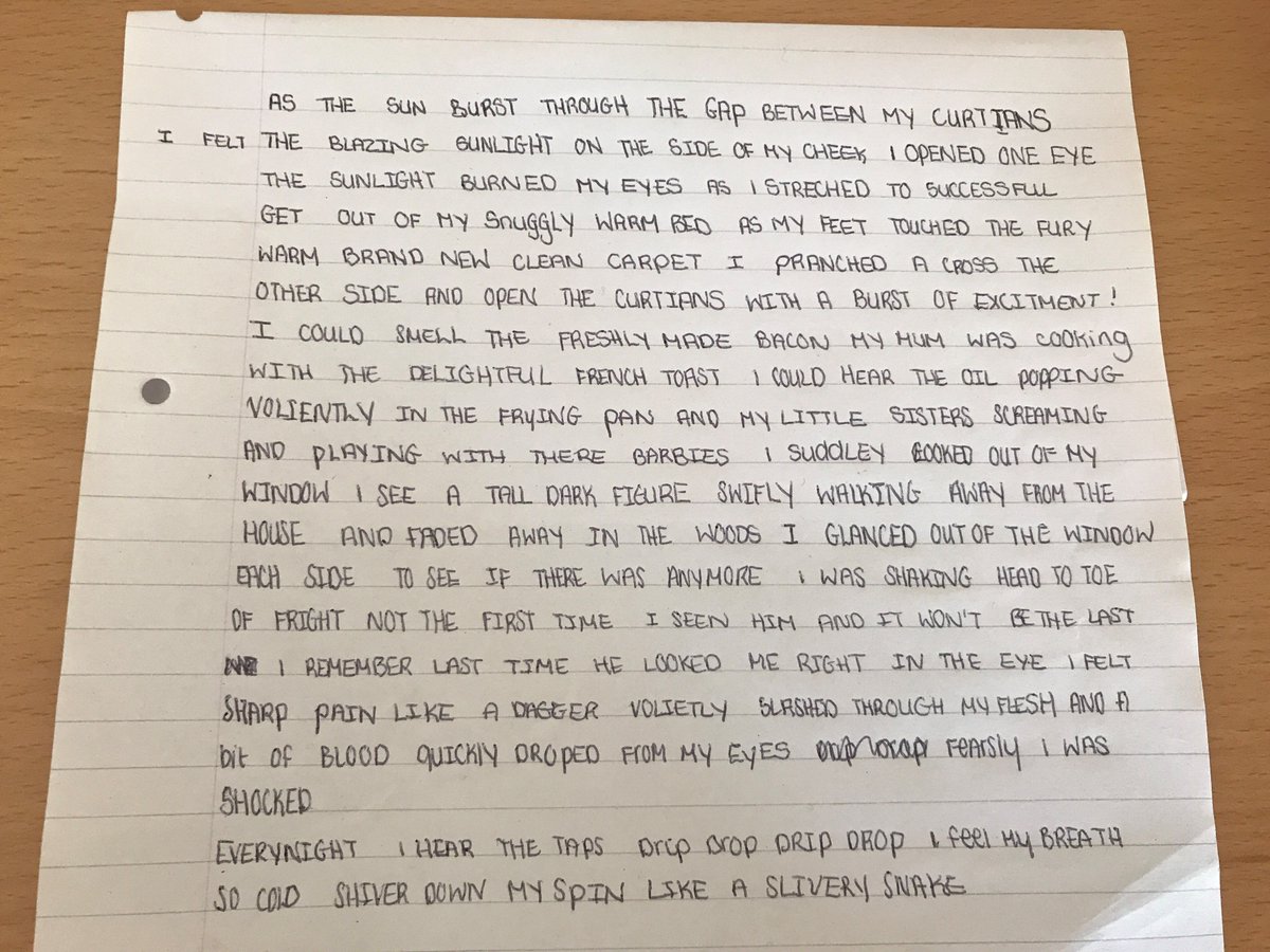 FarLibrary's tweet photo. @EngMediaCentre 
#EMCLetThemLoose #NationalWritingDay #NameOfYourSchool https://t.co/TY0N7CSpsU