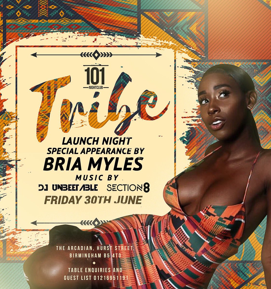 jeisotag's tweet photo. The Biggest AfroUrban Night Is Taking OFF @101nightclub FRIDAY 30TH JUNE 17! Hosted By The Amazing @realbriamyles  🔥From the USA baby🇺🇸 https://t.co/O7GzCk1jgX