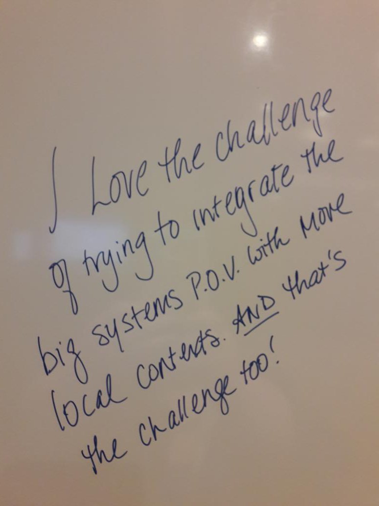 KessJones's tweet photo. Words from the white boards... #GIC2017Toronto https://t.co/H98mvB1Dzb