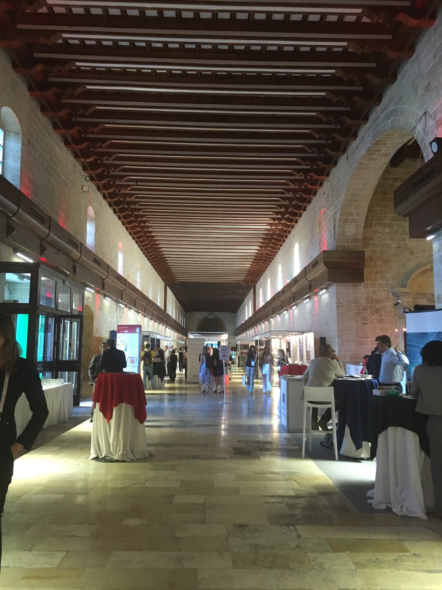 Our delegates networking in Sacra Infermeria #ENF_2017 #nanotech