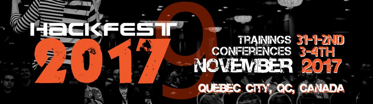 hackfest_ca's tweet image. Hackfest 2017  Registration is open!

hackfest.ca/en/register/