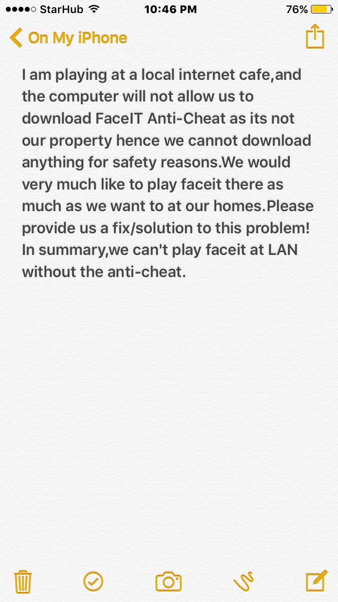 imxrtxy's tweet photo. @FACEITSupport anti-cheat issue :( https://t.co/ufqy86LaeJ