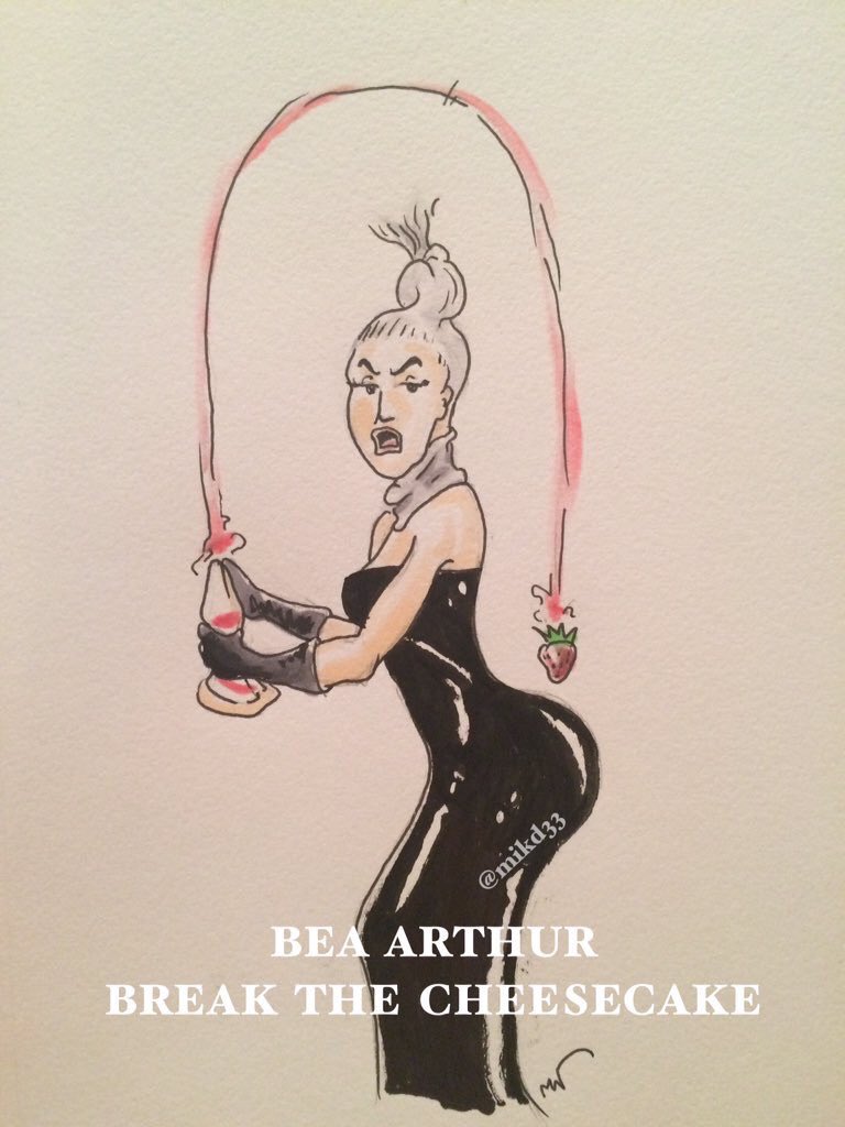 mikd33's tweet photo. #wcw from my 2nd daily Bea Arthur art project #BeaADay2 https://t.co/RzVyDcAq1W
