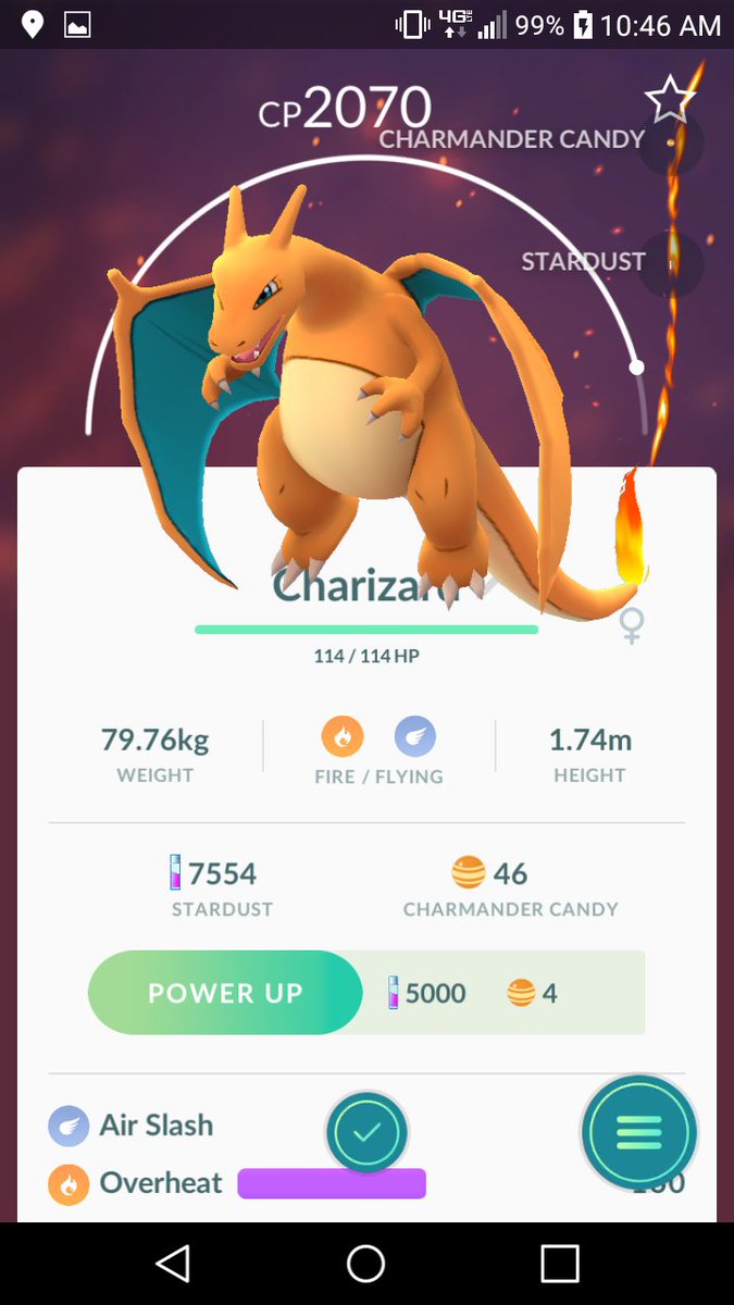 kaycee_stout's tweet photo. Omg, thank you @pokemongoapp for extending the #FireAndIceEvent #pokemongo #charizard https://t.co/ax6i2bW6sE