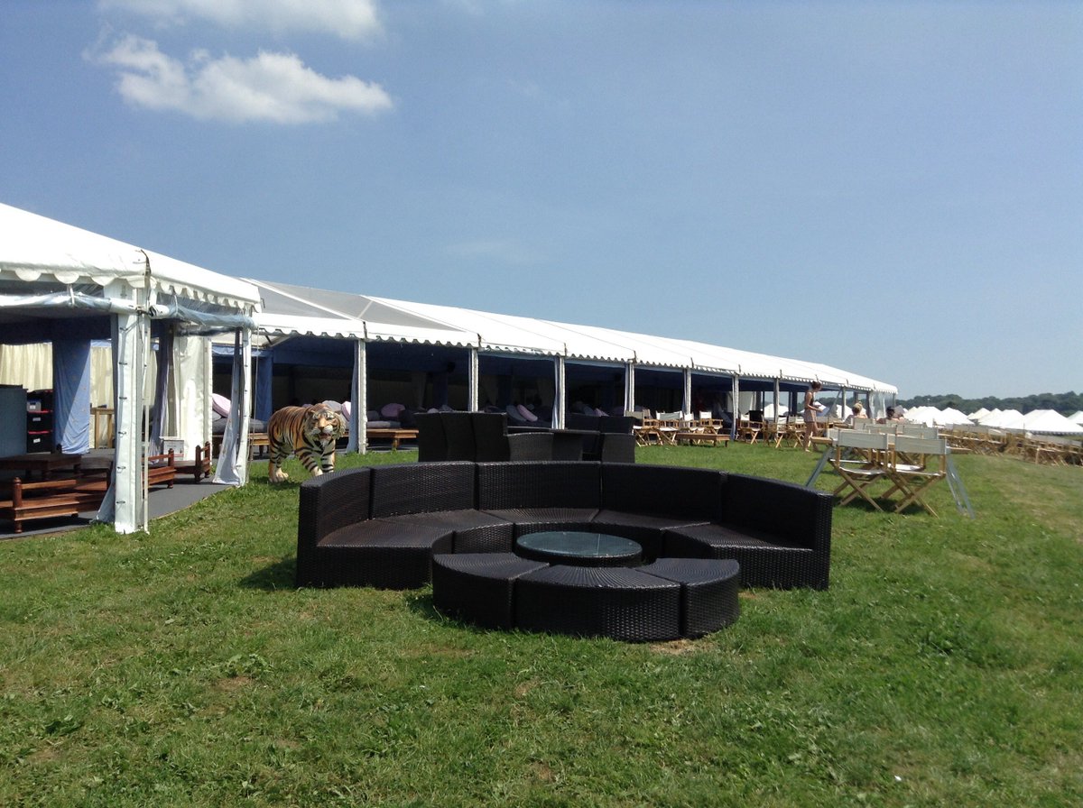 We're ready (and the tiger!) #marqueehour #Glastonbury2017 #chillout #marquee