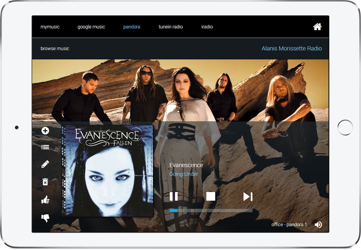 AllonisLLC's tweet photo. Our new #Pandora UI is coming next month. See all our music apps at https://t.co/08RlOR5wfQ #homeautomation #smarthome #myserver https://t.co/b93kKJ1pb0