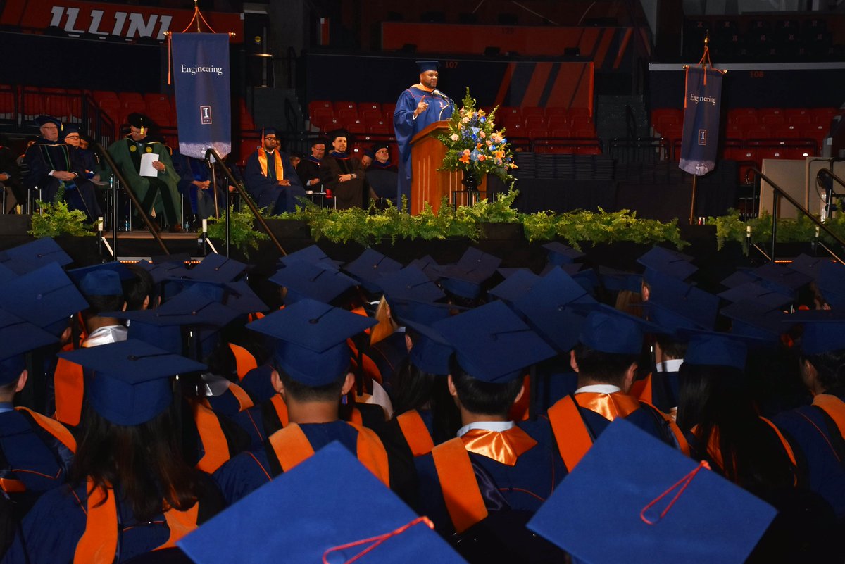 milhouseinc's tweet photo. Our President/CEO was the commencement speaker for U of I's School of Engineering graduation! #UIUC #UIUC17 https://t.co/0zcZEFGHfh https://t.co/kv43gBKhCC