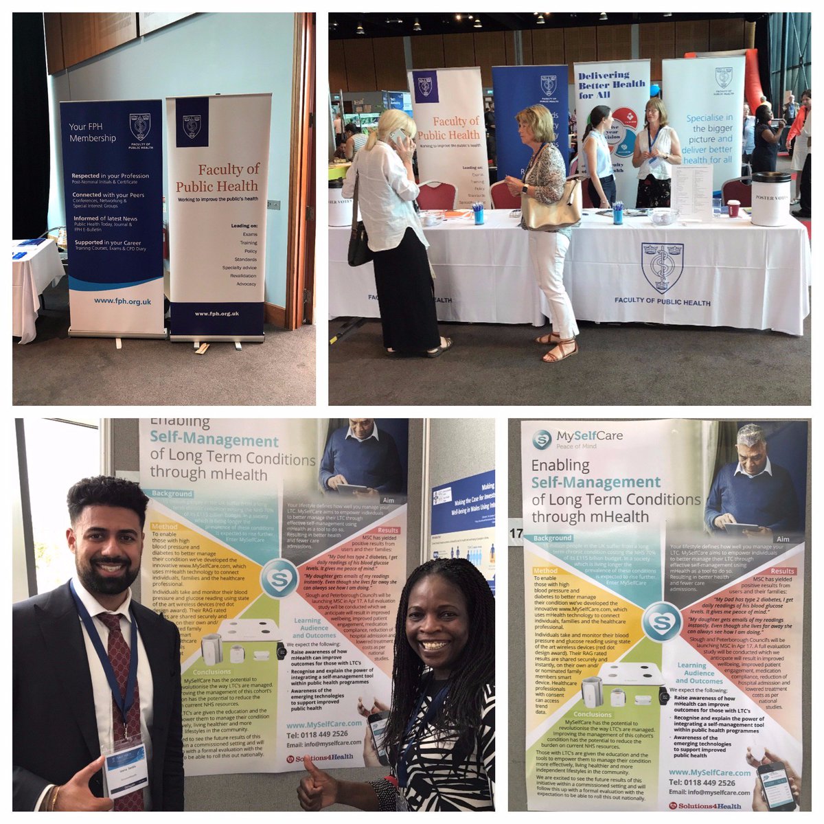 Solutions4H's tweet photo. What an amazing few days at the FPH Conference with our @MySelfCareUKteam! #FPHConf #FPH17 #Health #DigitalHealth https://t.co/YgA9XtWu9U