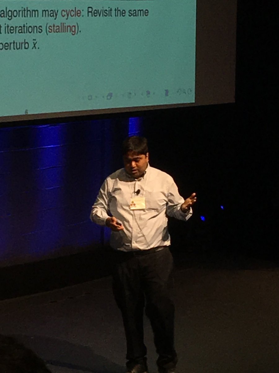 J_P_Vielma's tweet photo. @ClaDAmbrosio And he has a #JuliaOpt sticker on his name badge !! https://t.co/F92trMhWJm
