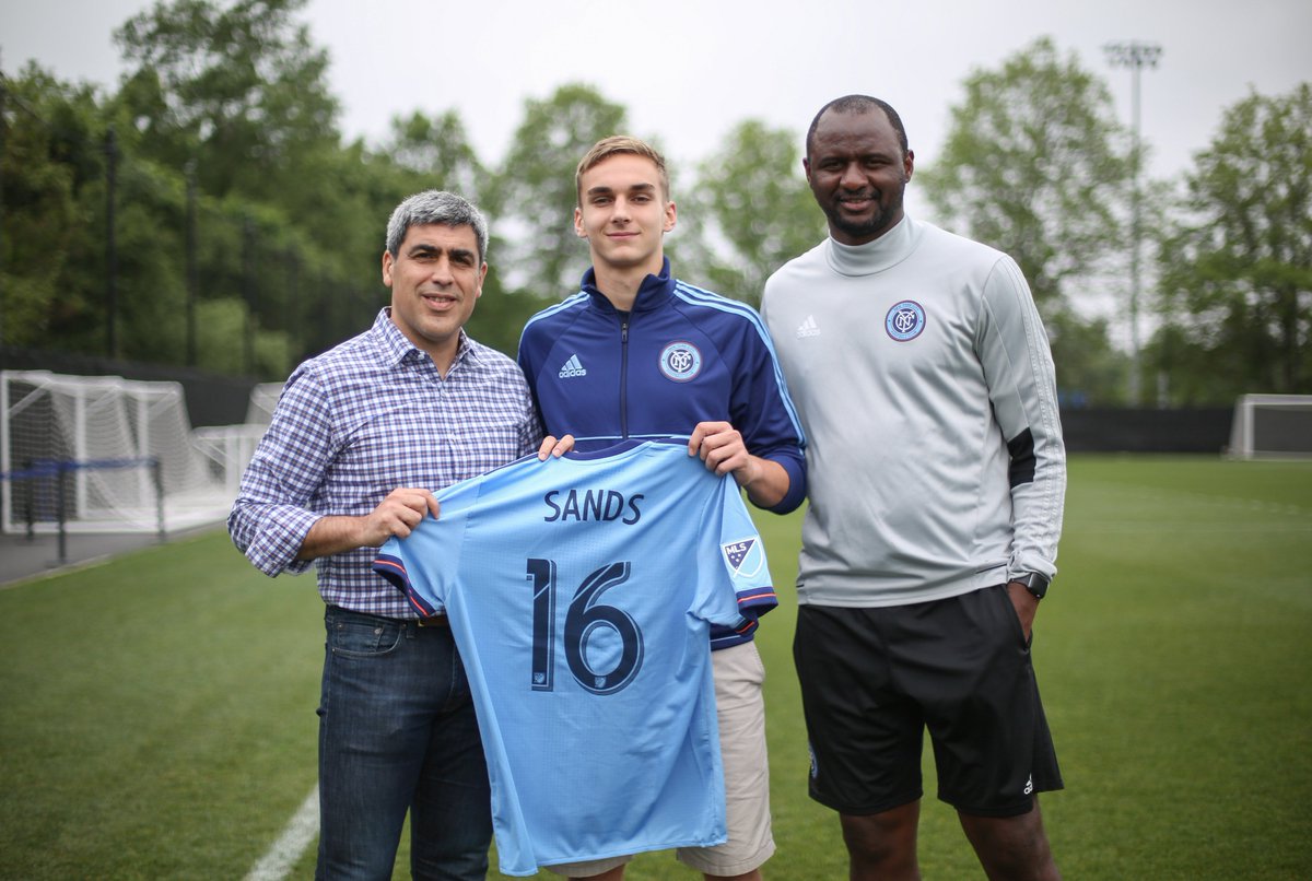 newyorkcityfc's tweet photo. James Sands signs as first ever homegrown player for #NYCFC

READ ➡️ https://t.co/HRqDJG8AkA #NYCFCHomegrown https://t.co/TEZ0L22vfo
