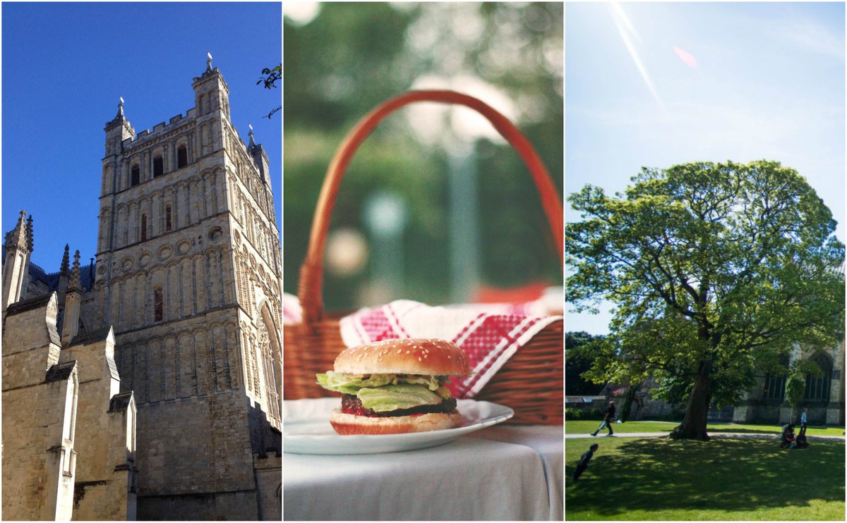 tweetinexeter's tweet photo. There are some lovely spots #inExeter to celebrate #Nationalpicnicweek #beinspired https://t.co/UcDB3h64qi #exploreinexeter https://t.co/8d9qYNvRAp