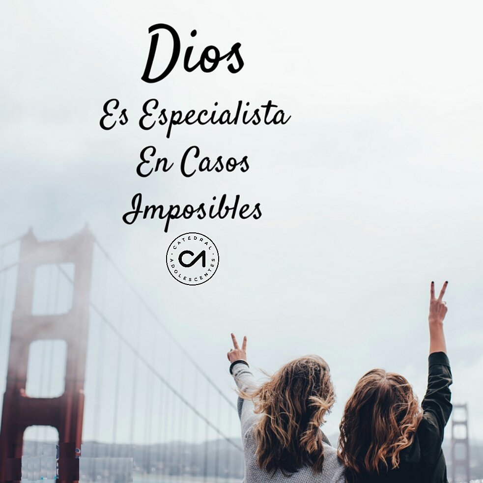 AdolescentesCDF's tweet photo. "Y Él respondió: Lo imposible para los hombres, es posible para Dios" Lucas 18:27 👆🙌😄 https://t.co/akUCuXDrqS