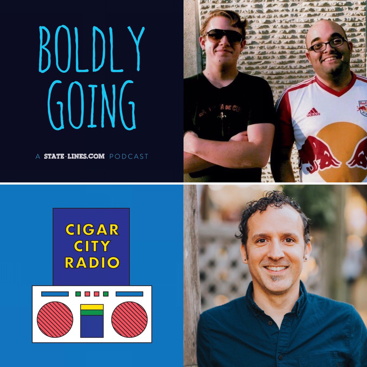 TheBoldlyGoing's tweet photo. TODAY! Podcast crossover with @cigarcityradio. Catch them on new #BoldlyGoing episode &amp; catch me on theirs. https://t.co/HKTQnStvvW #podcast https://t.co/PbbzxytOqe