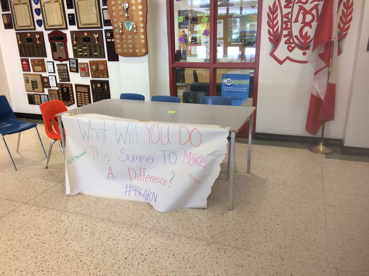 mrsbasisto's tweet photo. One more reminder to #breakn and do something for someone new. Carry the message forward this summer #breakndcvi @DCVI_Salukis https://t.co/GFPZD6eU9d