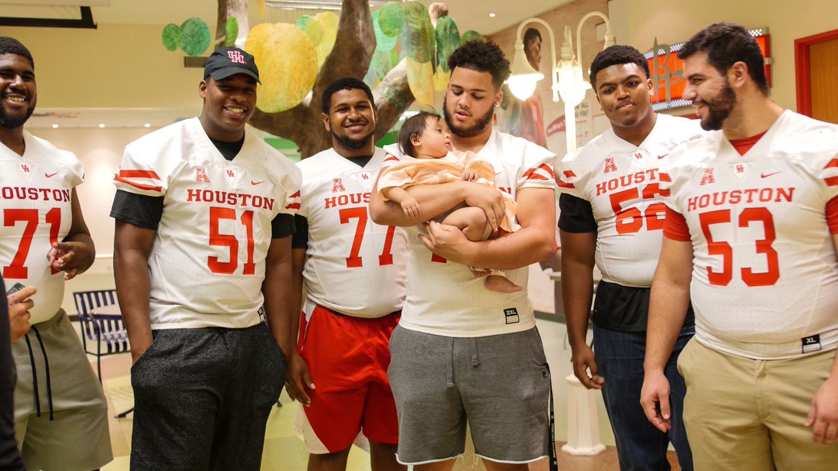Joining the #HTownTakeover means much more than football. Proud to visit and support our friends at Children's <a href="/memorialhermann/">Memorial Hermann</a>