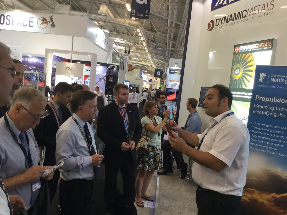 UoNAerospace's tweet photo. #ResearchVision #DiscoverOurWorld Paris reception event, great turn out including guests from @SAFRAN @cleansky_ju @MAAaero @hervepmorvan https://t.co/PbfuDE9cHd