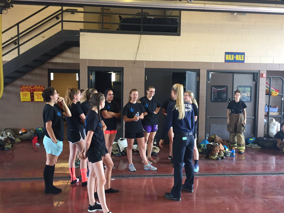 goodyearfire's tweet photo. Day 3 morning briefing for Camp Fires. 100' ladder climb on the schedule. #goodyearfiredepartment https://t.co/AXhjalO0Yx